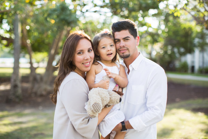 Miami Beach Family of Three Photo