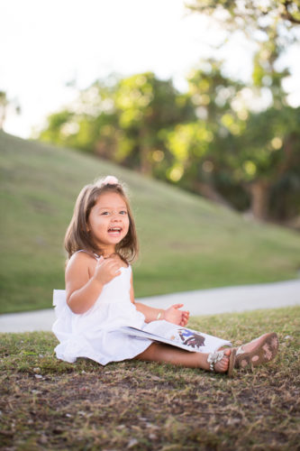 Girl smiling Miami Beach