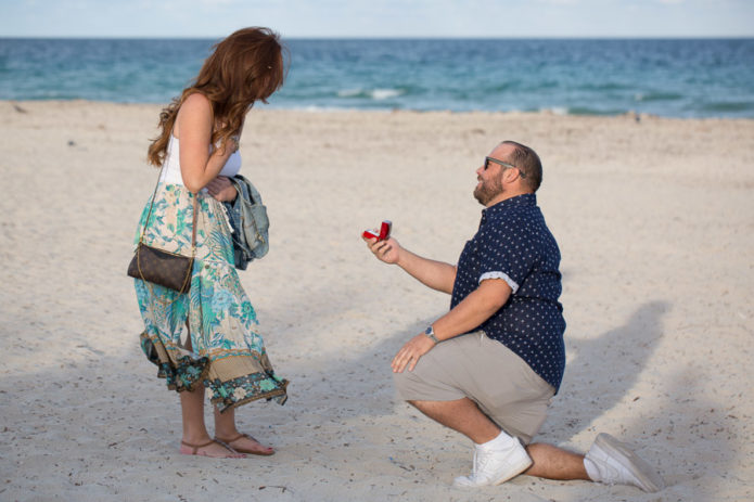 Miami Beach Surprise Proposal Photo Session