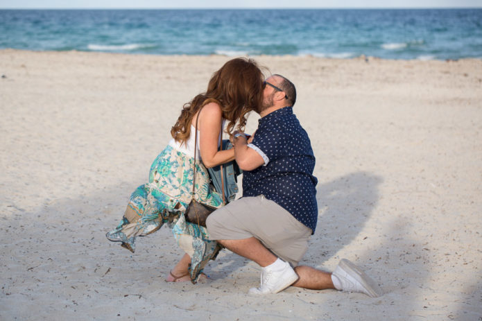 Miami Beach Surprise Proposal Photo Session