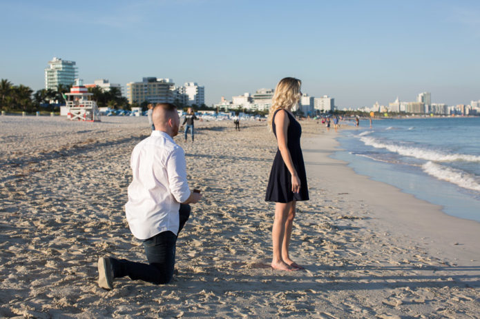 Miami Beach Surprise Proposal Photographer