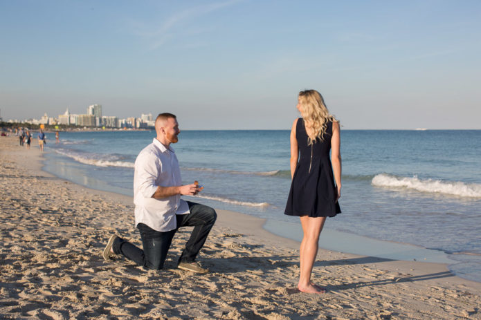 Miami Beach Surprise Proposal Photographer