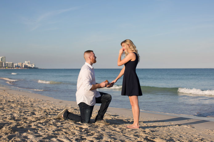 Miami Beach Surprise Proposal Photographer