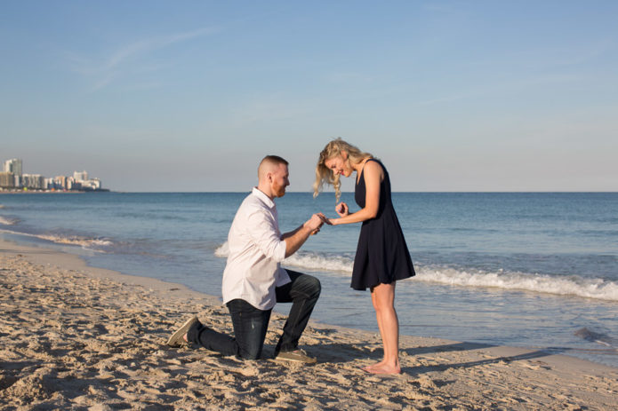 Miami Beach Surprise Proposal Photographer