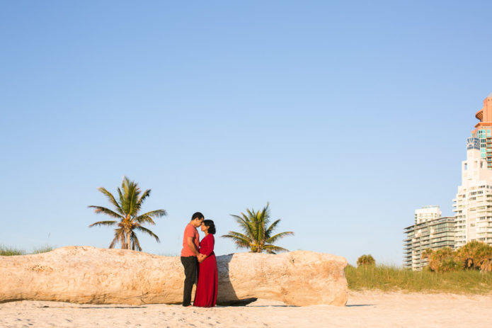 Miami Maternity Photographer Sunrise Beach Session