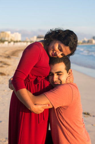 Miami Maternity Photographer Sunrise Beach Session