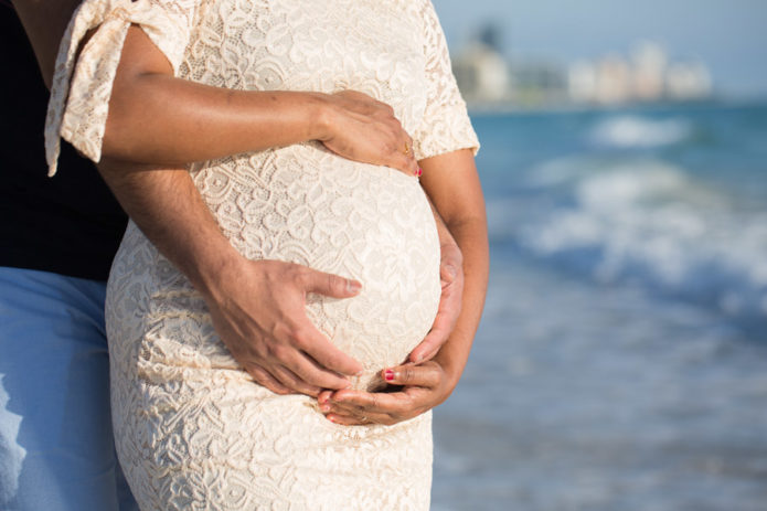 Miami Maternity Photographer Sunrise Beach Session