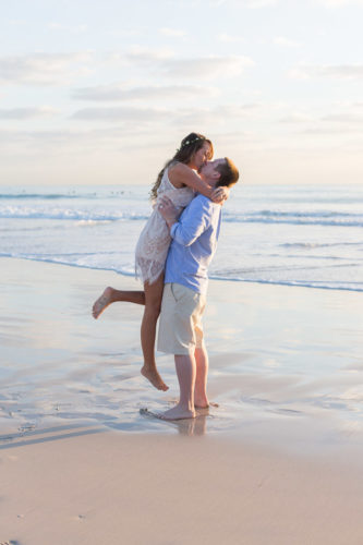 Miami Engagement Photographer Sunrise Beach Session