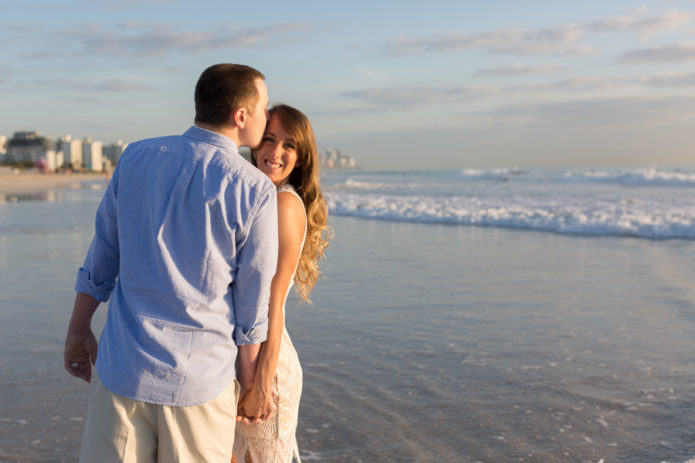 Miami Engagement Photographer Sunrise Beach Session