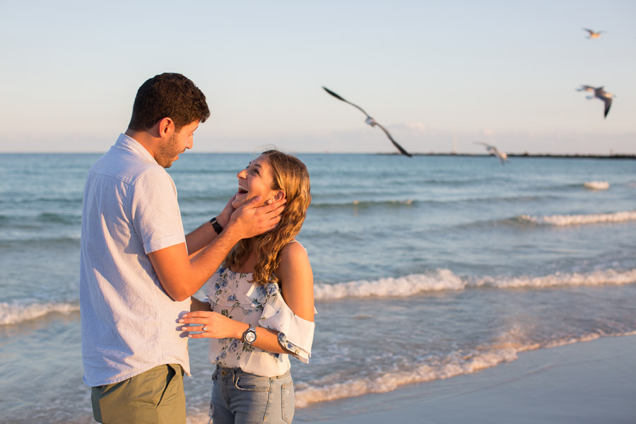 South Beach Surprise Proposal Photographer