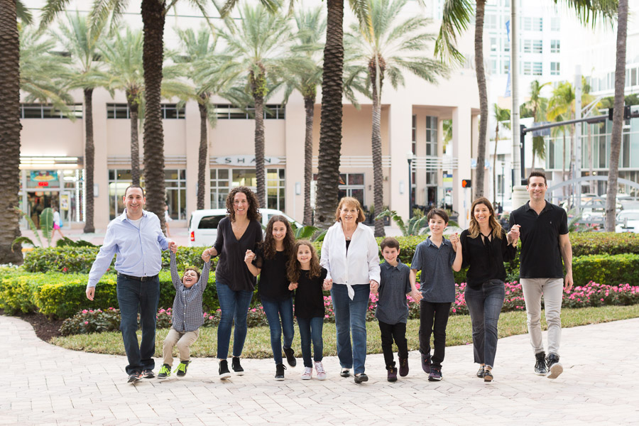 Extended Family Photography Session Loews Miami Beach Hotel