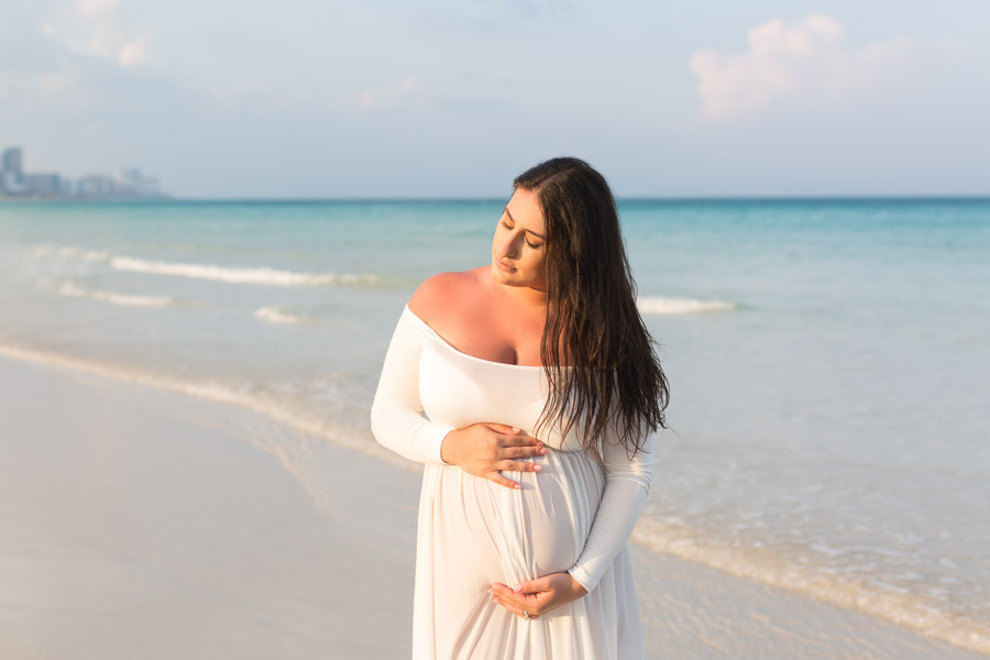 Miami Beach Maternity Photographer Sunset Session