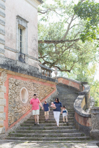 Vizcaya Museum Gardens Family Photography Session