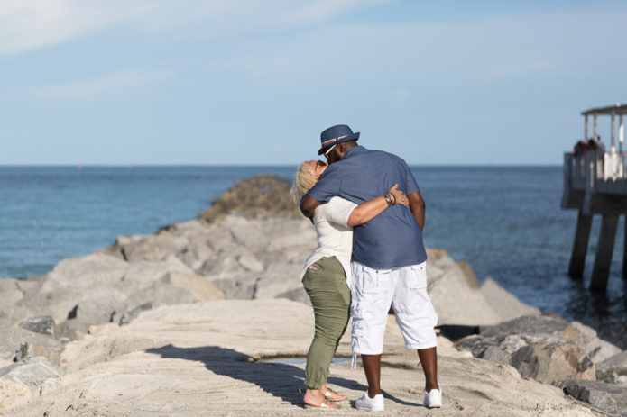 Surprise proposal photography session Miami Beach