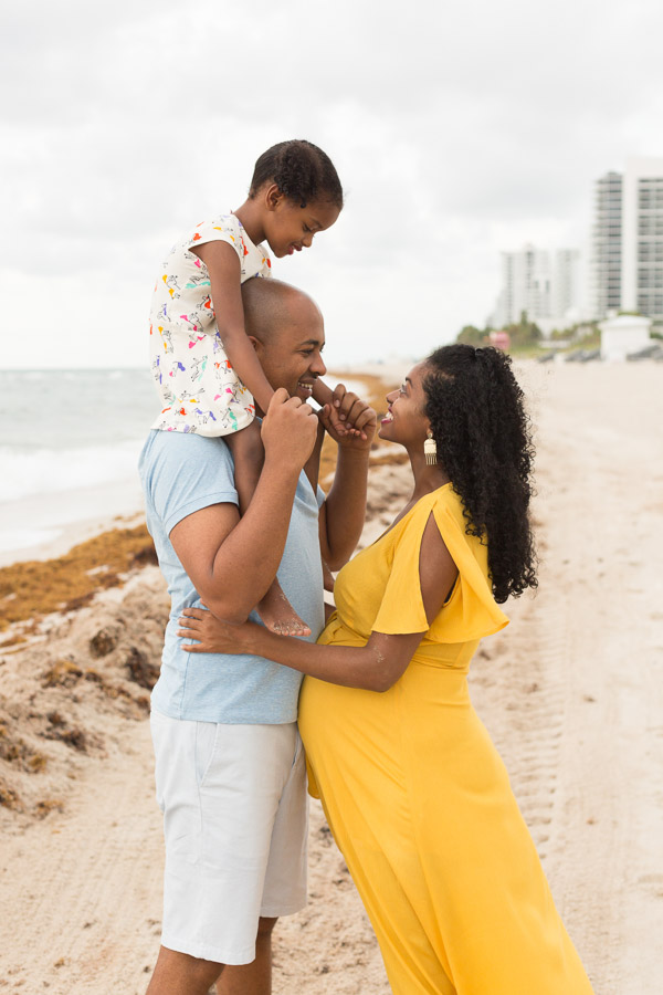 Family of Three Miami Maternity Photographer