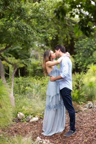 Miami Beach Botanical Gardens Engagement Photographer