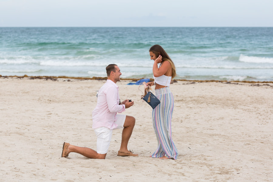 South Pointe Park Surprise Proposal Photo Shoot