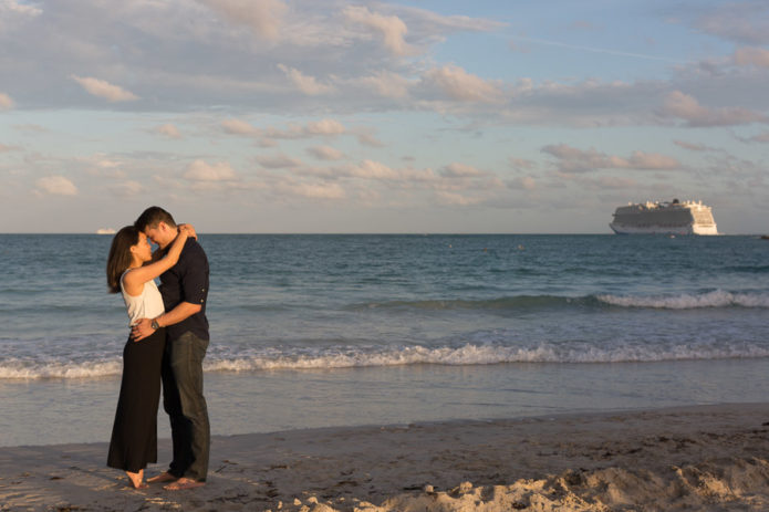 Surprise Proposal in South Beach, Florida