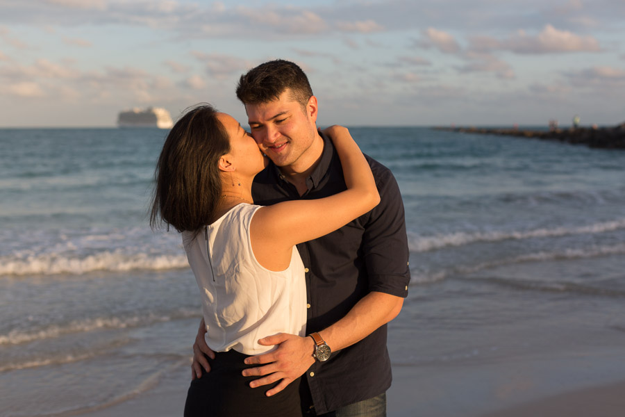 Surprise Proposal in South Beach, Florida