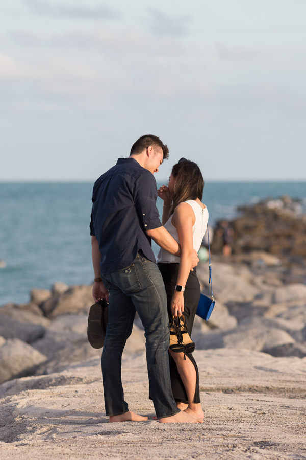 Surprise Proposal in South Beach, Florida
