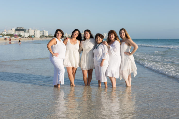 Large Family Photography Beach Session at Sunrise