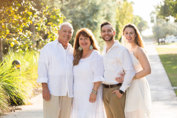 Large Family Photography Beach Session at Sunrise