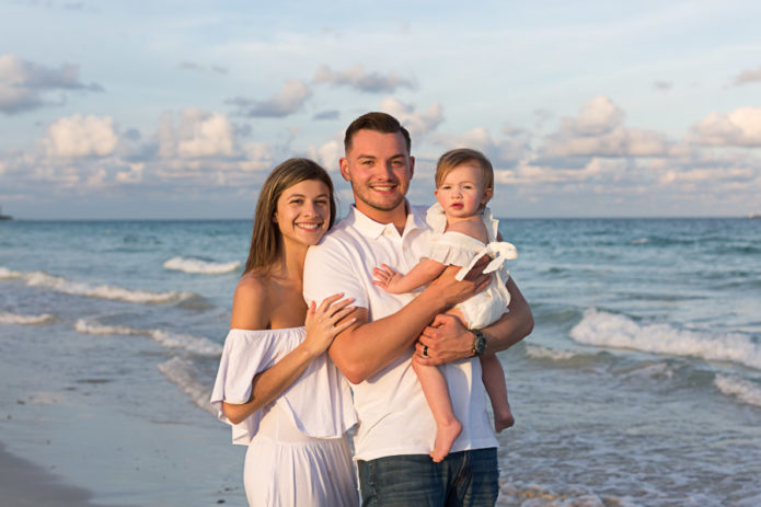 Family of Three Sunset Photography Session