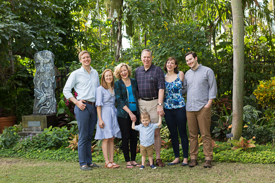 Family Photography Session at Miami Beach Botanical Garden