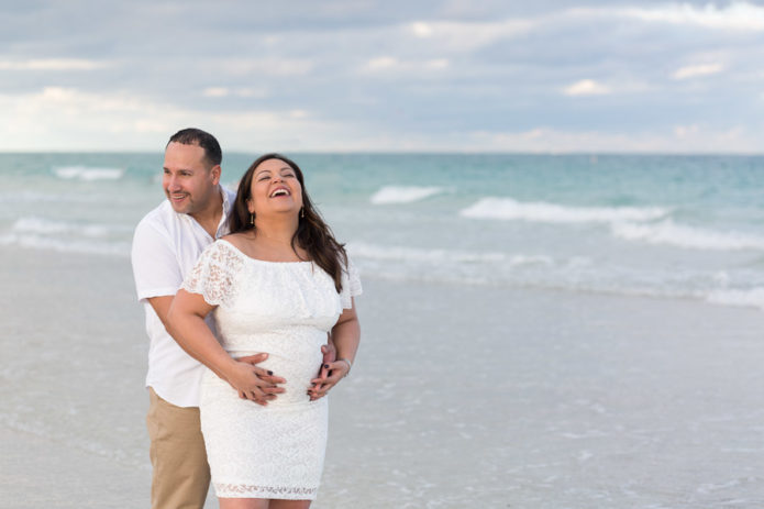 South Beach Maternity Photography Session