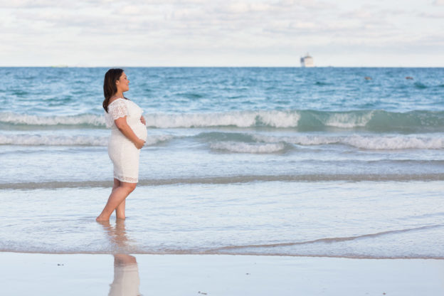 South Beach Maternity Photography Session