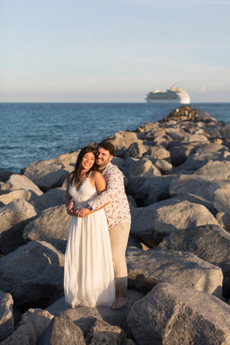 South Beach Sunset Engagement Photo Session