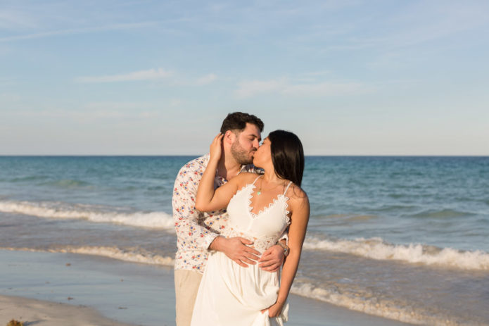 South Beach Sunset Engagement Photo Session