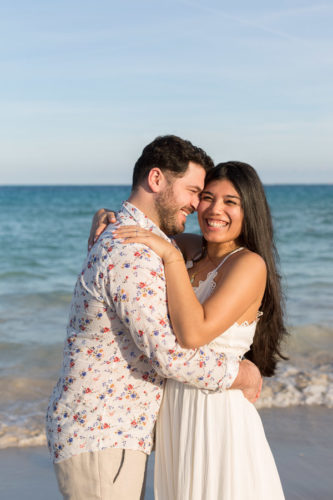 South Beach Sunset Engagement Photo Session