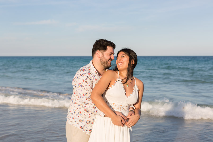South Beach Sunset Engagement Photo Session