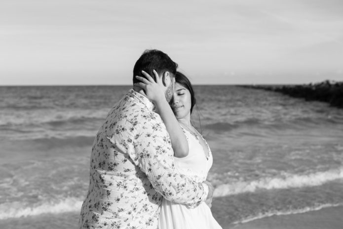 South Beach Sunset Engagement Photo Session