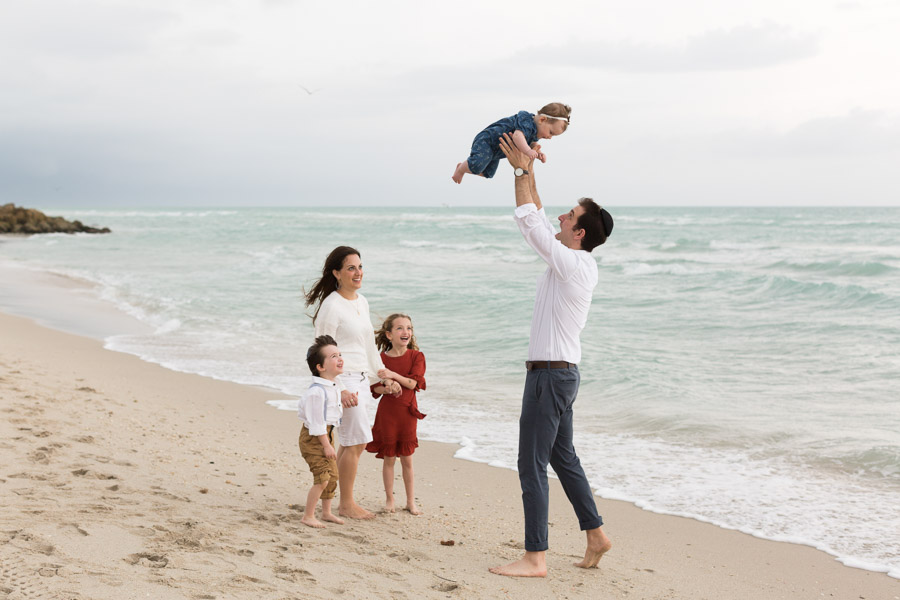 Family Five Photography Session Mirasol Ocean Towers 