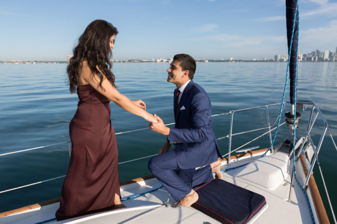 Miami Sunrise Boat Proposal