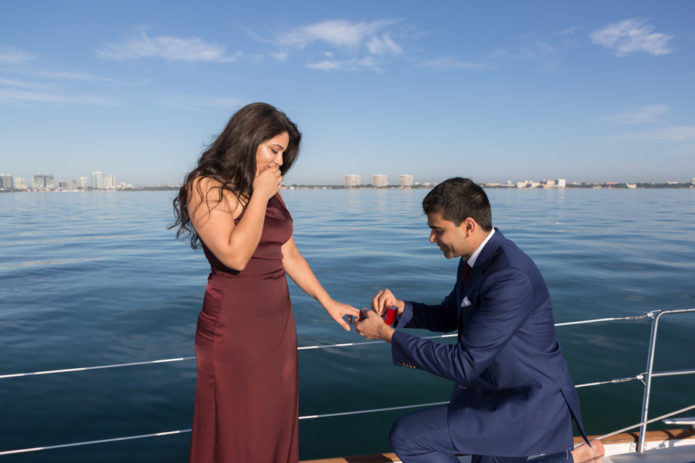 Miami Sunrise Boat Proposal