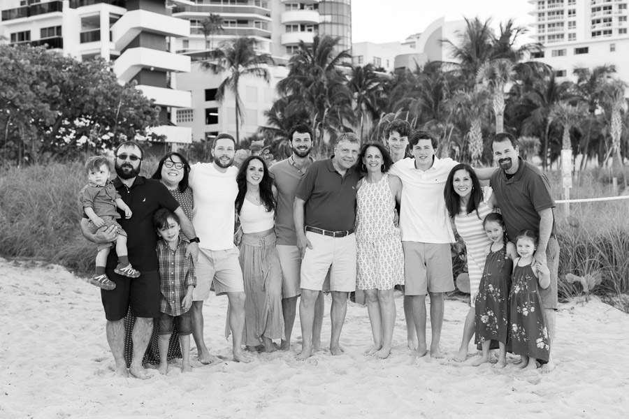 Hilton Cabana Miami Beach Extended Family Portrait