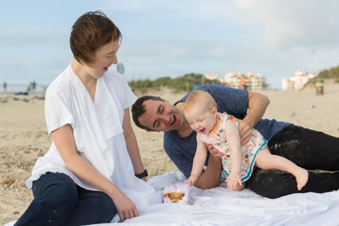 One year old cake smash photographer miami beach