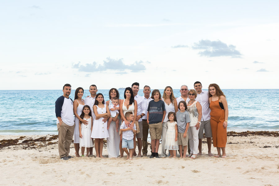 Extended Family Miami Beach Photo Shoot