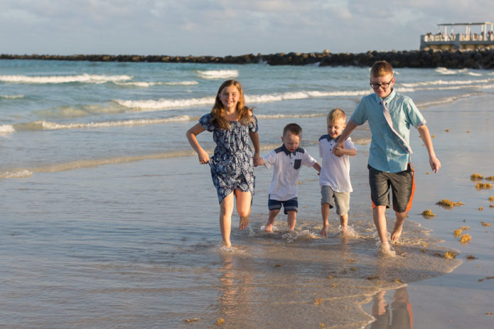 Sunset Family Photography Session Miami Beach