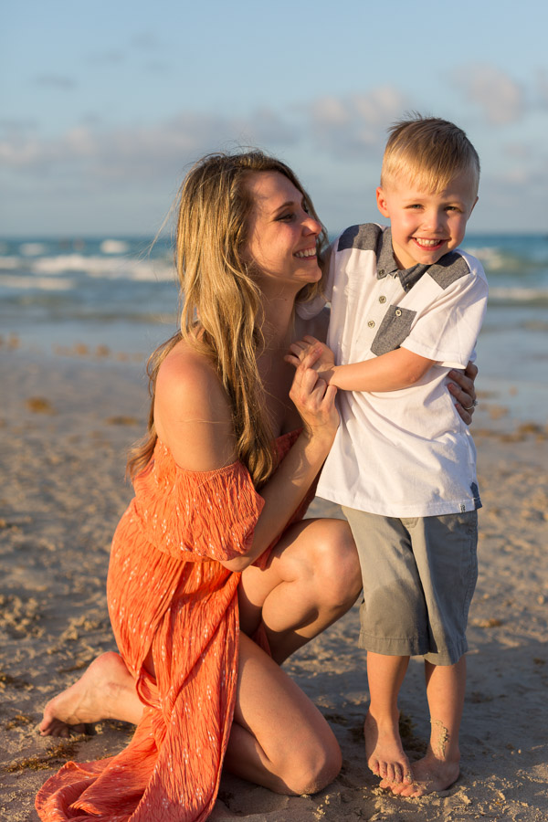 Sunset Family Photography Session Miami Beach