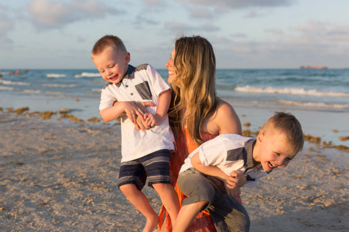 Sunset Family Photography Session Miami Beach