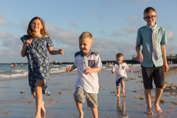 Sunset Family Photography Session Miami Beach