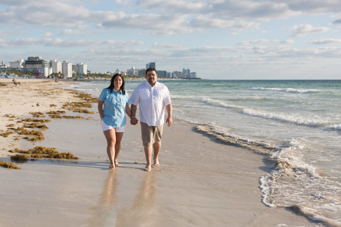 Miami Family of Five Sunrise Beach Photography Session