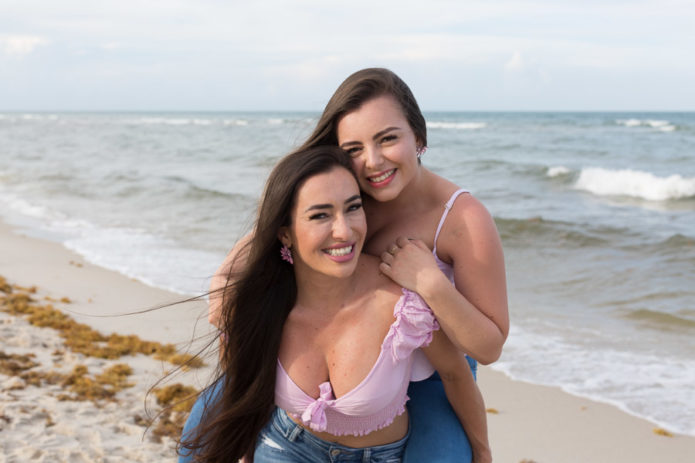 Sisters Photo Shoot Fontainebleau Miami Beach