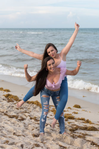 Sisters Photo Shoot Fontainebleau Miami Beach