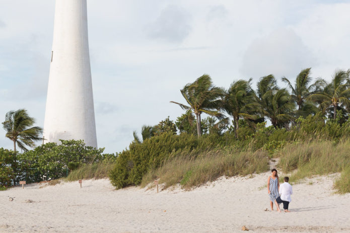 Cape Florida Lighthouse Surprise Proposal Photography