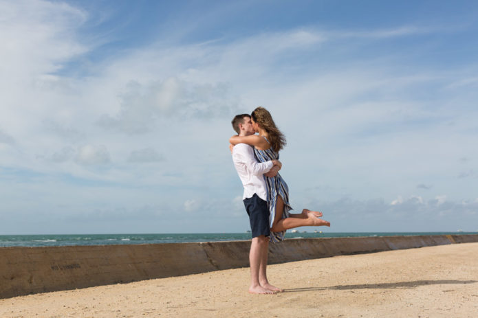 Cape Florida Lighthouse Surprise Proposal Photography